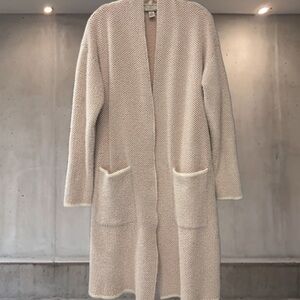 By Design Heavyweight Textured Knit Sweater Coat Coatigan Cardigan Size M